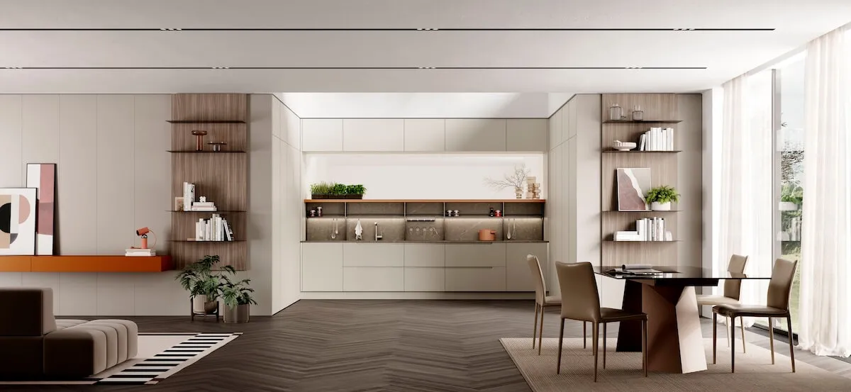 Cucina aperta o cucina separata? Vantaggi, svantaggi e come scegliere